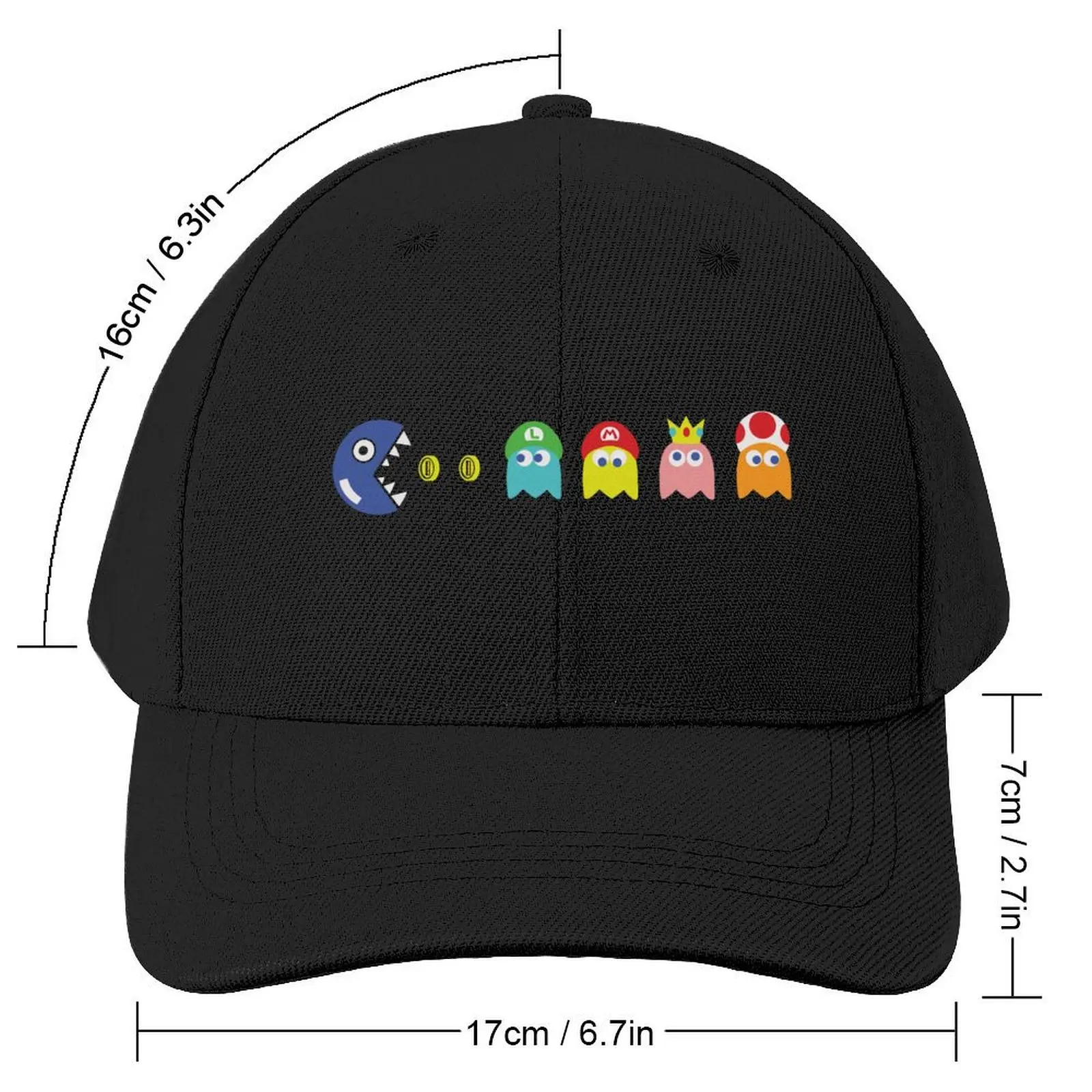 Chomp-Man Baseball Cap hard hat western Hat Luxury Woman Men's