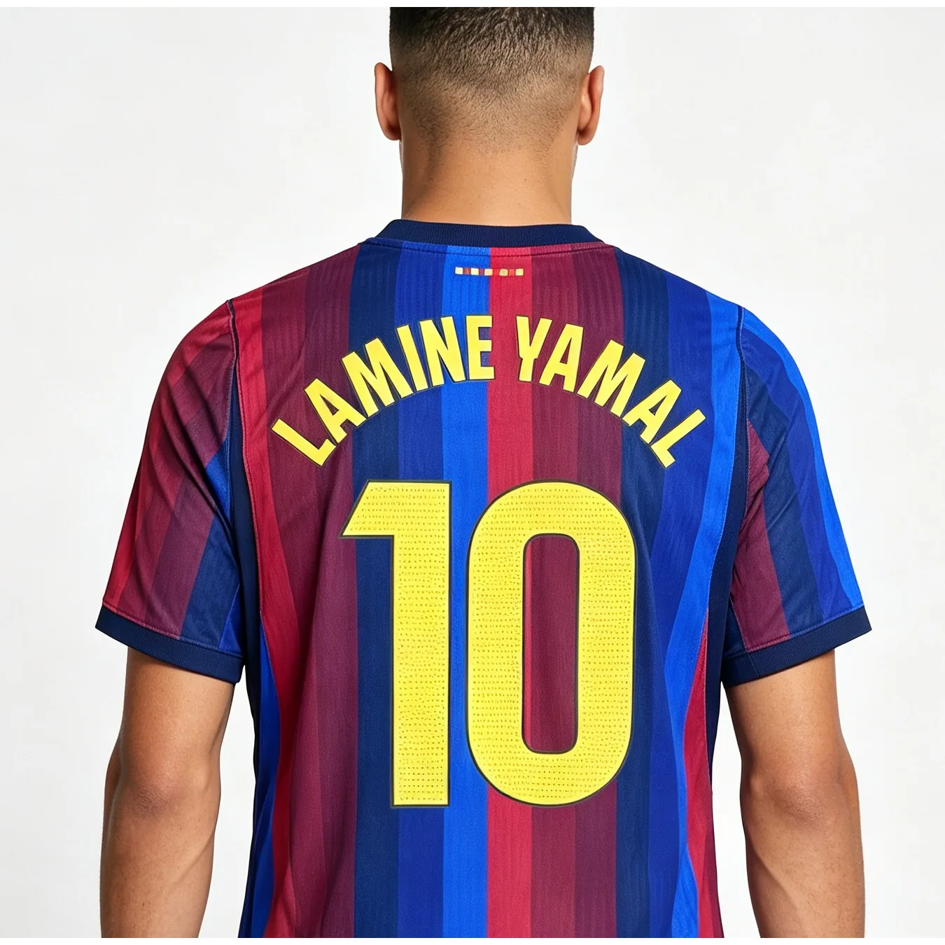 Lamine Yamal Nr. 10 Fußball 3D-Trikot 2026-2027 Barce Club Herren- und Damen-Bequemes und Atmungsaktives Lockeres Y2K-Shirt – Detail 6