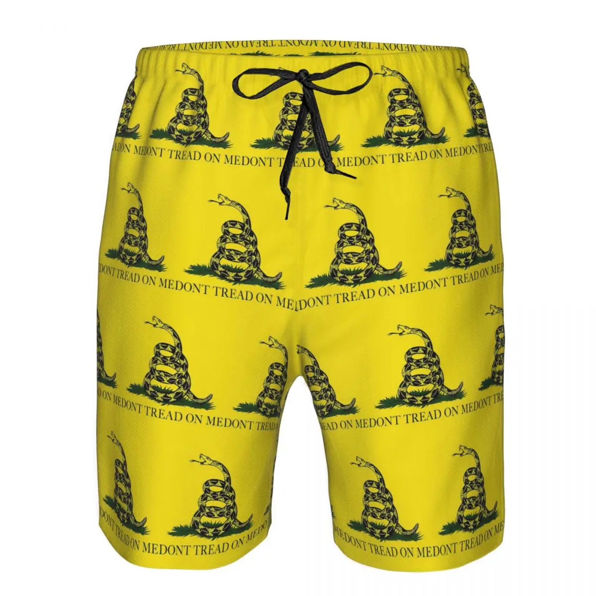 Gadsden Don't Tread On Me Flag Trunks Beach Board Shorts Casual Quick Dry Swim Summer Men Pants