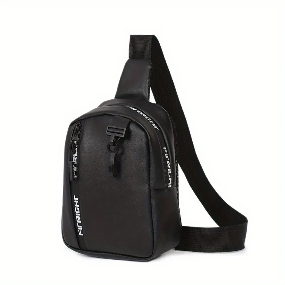 Women's Chest Bag. Fashion contrast backpack, adjustable strap for daily use.