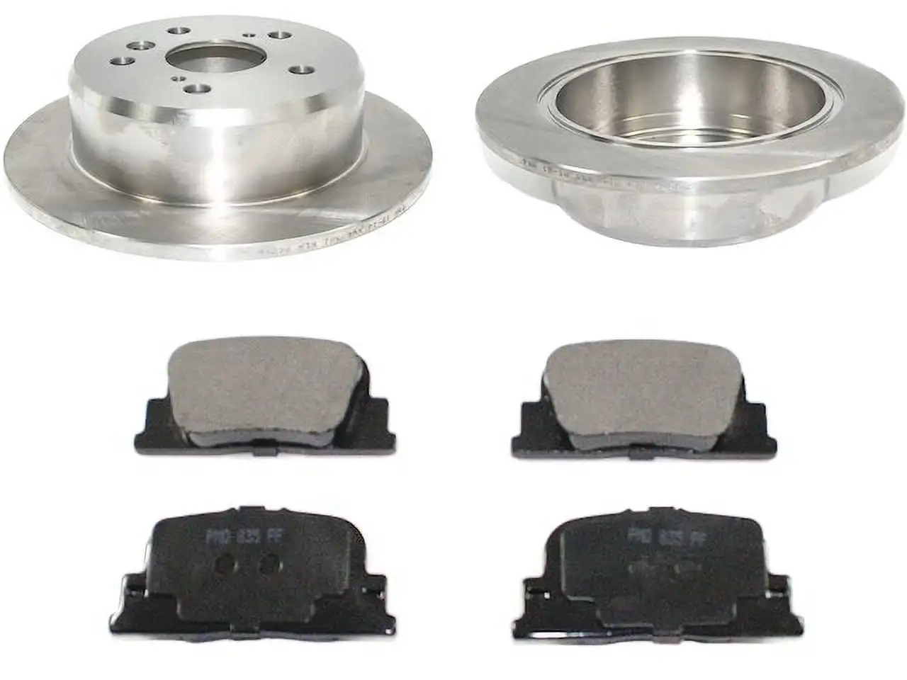 

Комплект задних тормозных колодок и ротора — совместим с Toyota Camry 2000–2001 гг.