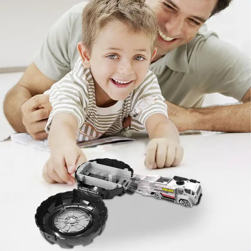 Catapult Car Pull Back Car With Catapult Vehicles Toys For Boys And Girls Early Educational Activities Fine Motor Skill Toys