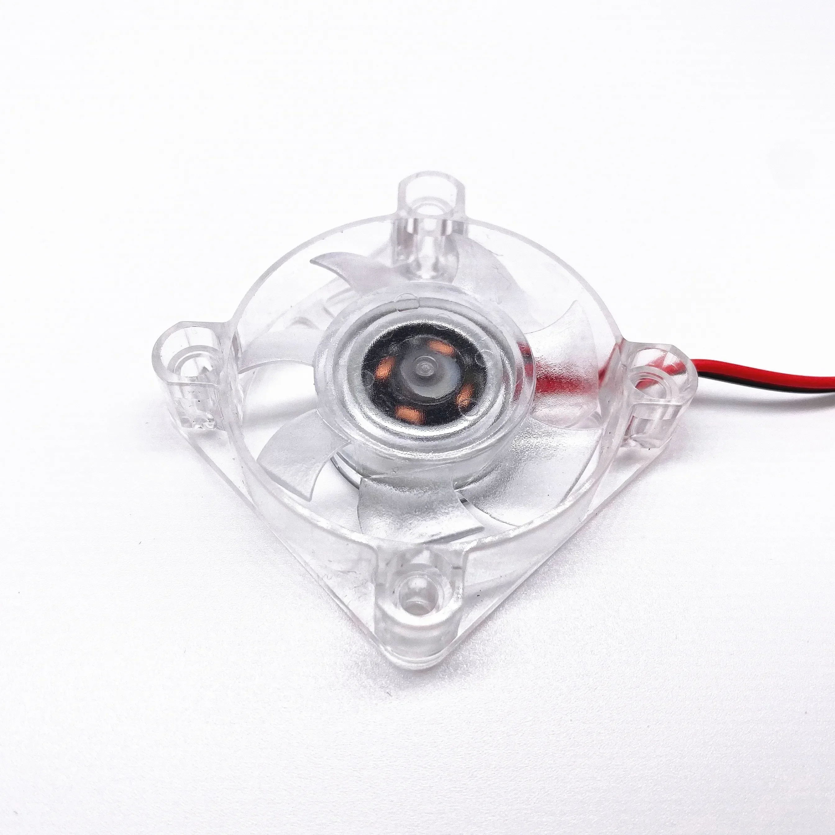 DC 4010 40x40x10mm Transparent LED light Emitting Hydraulic 5v12v24v  5000RPM 0.05A Mobile Phone Radiator Cooling fan 2pin