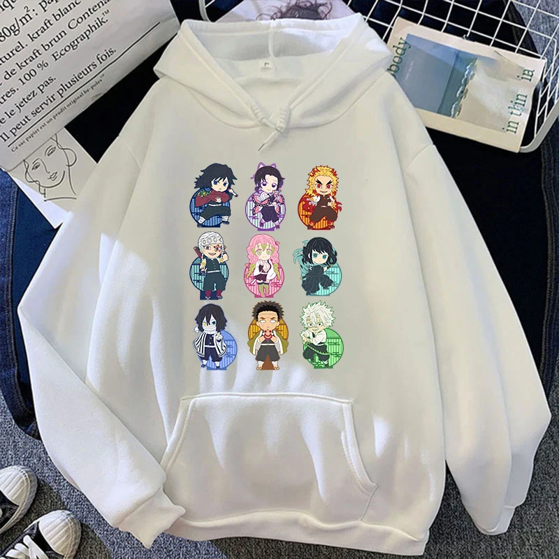 

New Funny Anime Cartoon Print Hoodie Women Men Casual Pullover Personalized Sweatshirt Long Sleeve Tops