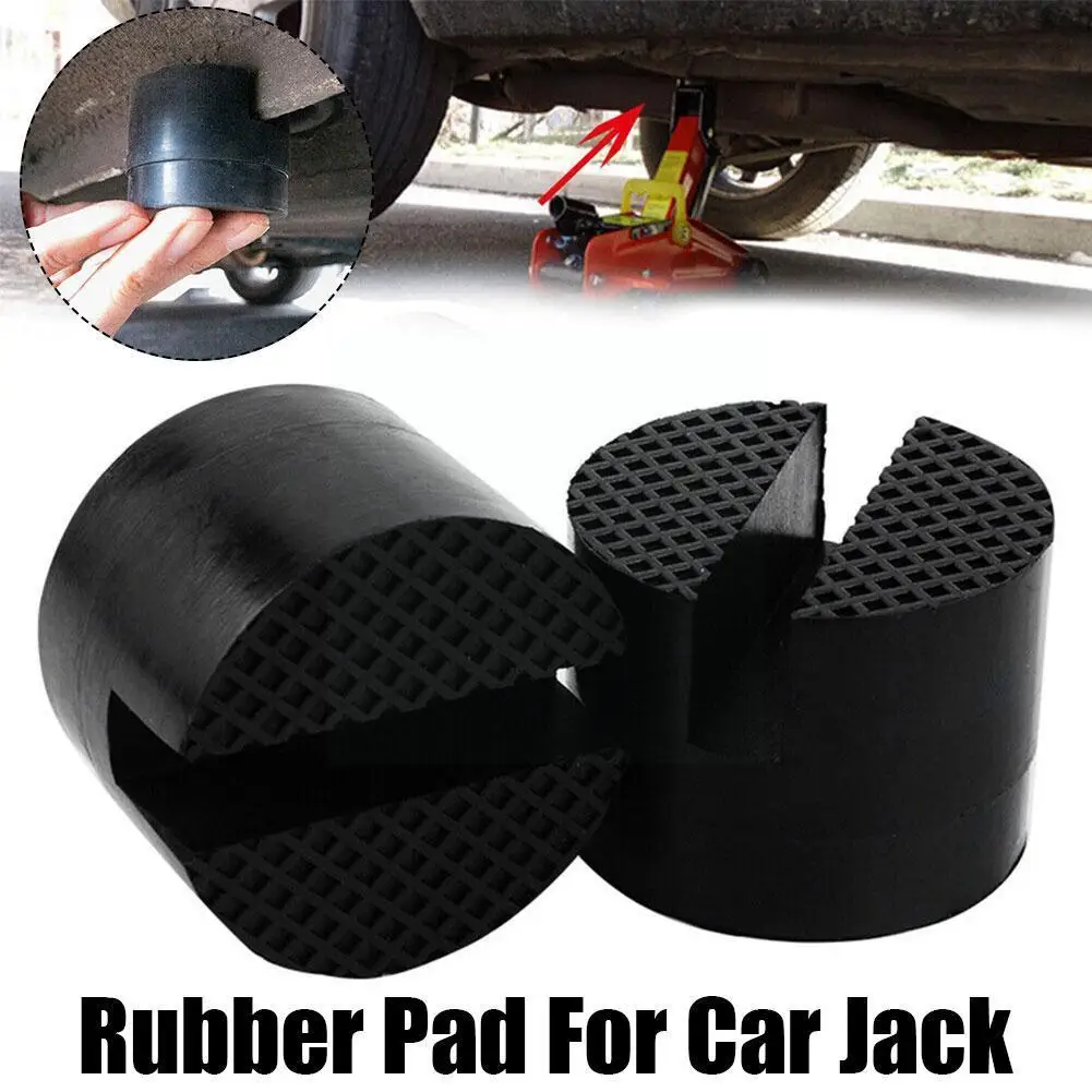 Universal Car Lift Jack Stand Rubber Pads Frame Protector Adapter Floor Slotted Car Jack Rubber Pad For Most Jacks And Elev I8O7