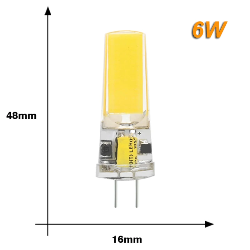 G4 LED COB No Strobe Flickering Light Bulbs Replace Halogen 30W 60W Ultra Bright Chandelier Lamps DC 12V Cool Warm White 2508