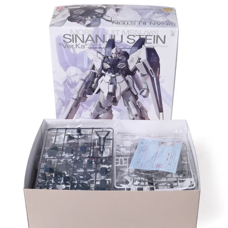 

Anime Mobile Suit Daban 6623 MG 1/100 MSN-06S Sinanju Stein Ver.ka NEO ZEON Action Figure Kid Toys Robot Assembly Model with box