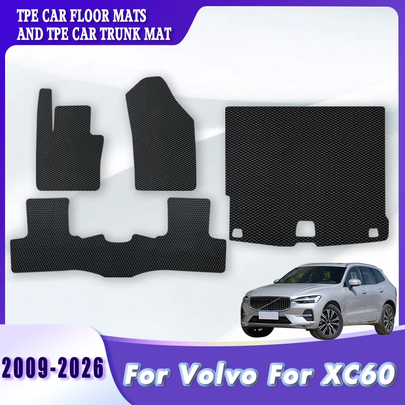 

Автомобильные коврики TPE, коврики в багажник для Volvo XC60 2026 2025 2024 2023 2022 2021 2020 2019 2018 2017 2016-2019, автоаксессуары