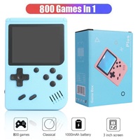 3.0 Inch Retro Video Game Console Built-in 800/400/500 Classic LCD Screen Handheld Controller Pocket TV AV Out 2 Players Gifts