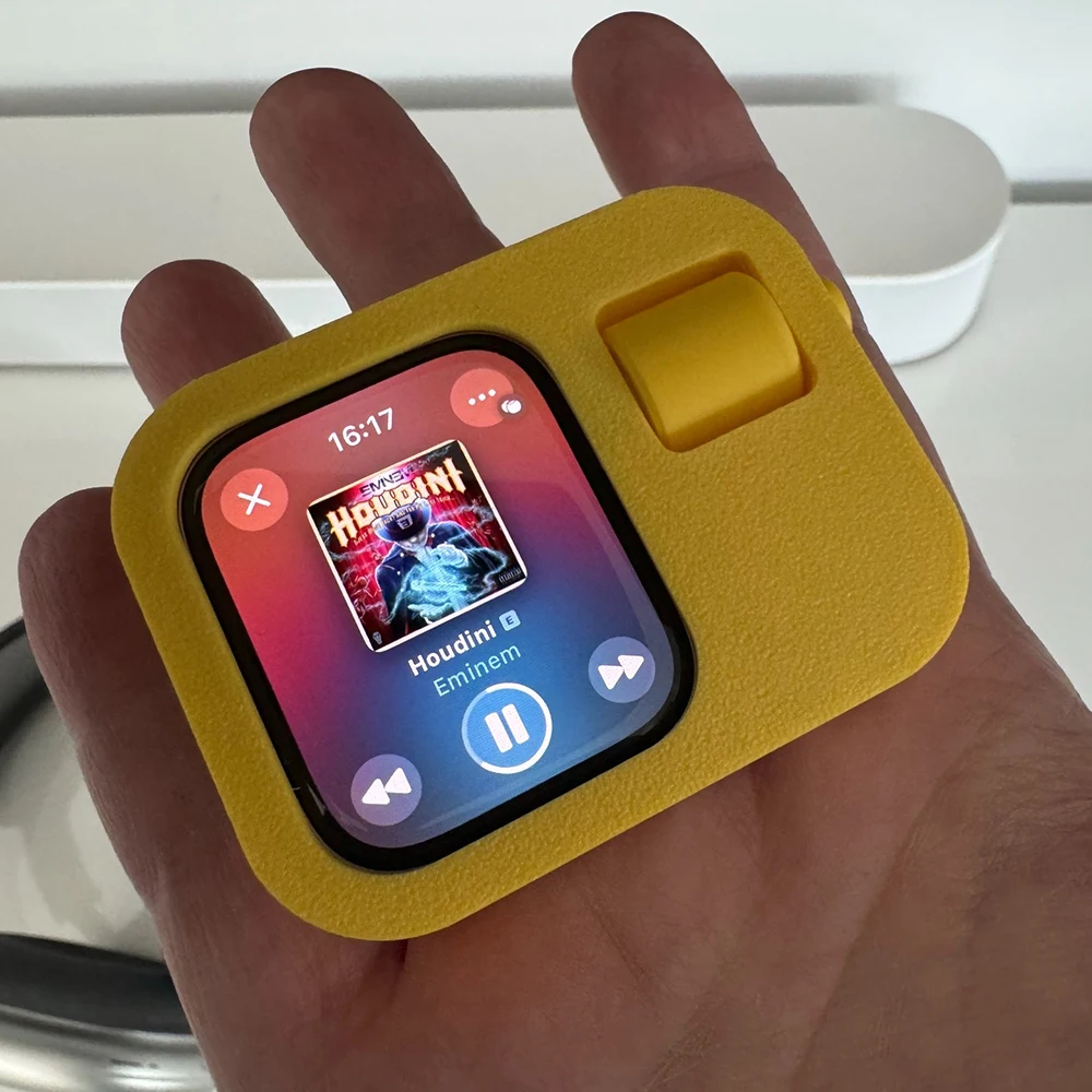 3D Printing For Apple iWatch 45/44MM Decompression Watch Protective Case One-Handed Operation Smart Watch Accessories