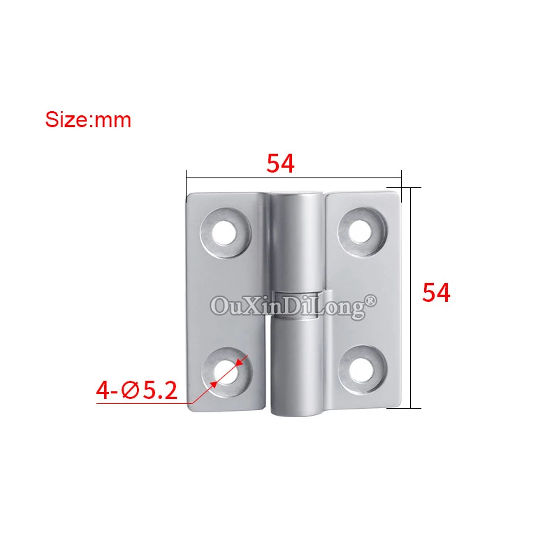 10PCS Zinc Alloy Industrial Equipment Hinges w Damping Function Distribution Box Switch Electric Cabinet Hinge Soft Close Hinge