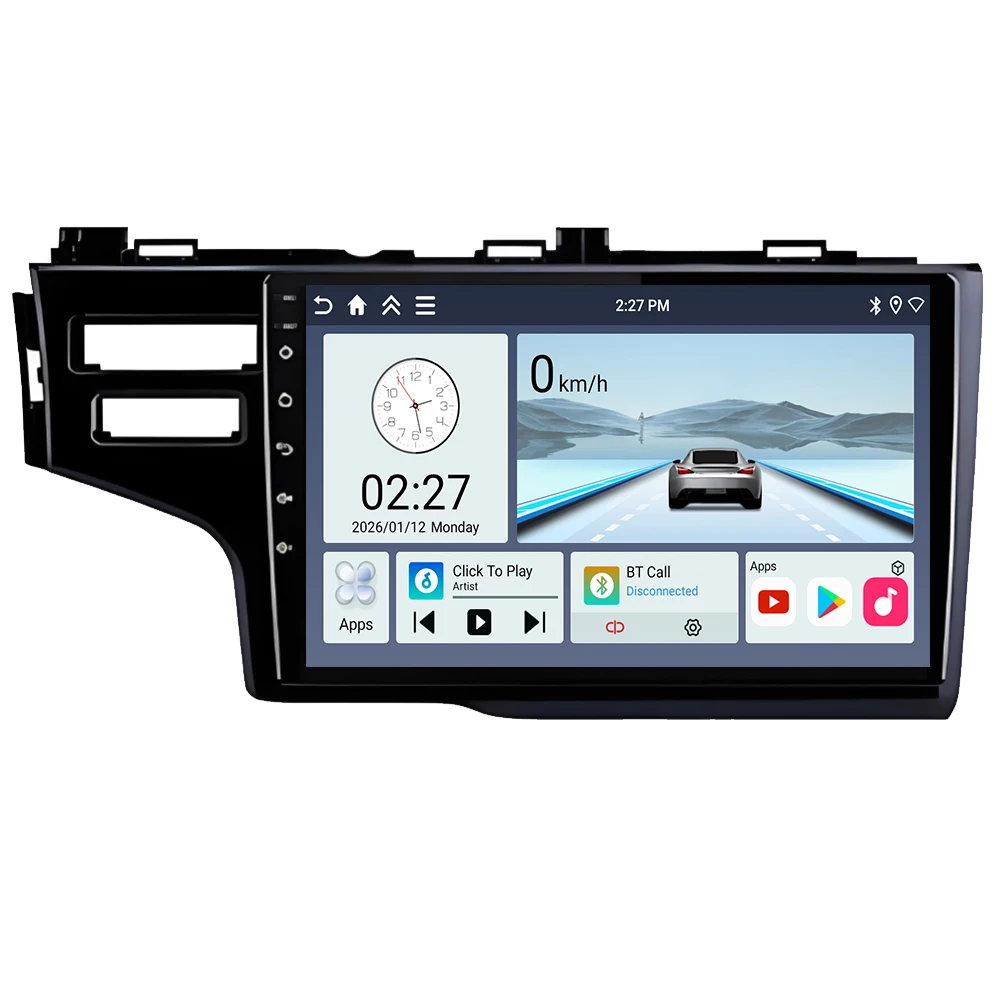 Android 16 Autoradio Stereoanlage für Honda Fit Jazz 2014 2015 2016 2017 LHD Carplay Head Unit Multimedia Player Navigation 4G WIFI
