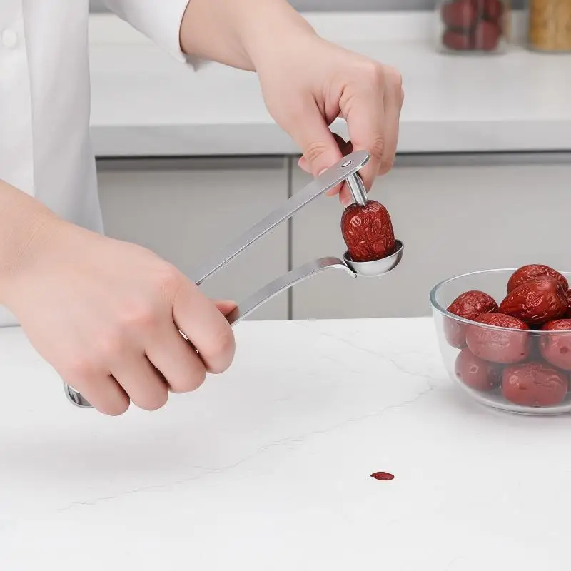 {YY30} 1 Pc Stainless Steel Jujube Corer With Easy One Press Operation And Fast Core Removal Perfect For Home Kitchen Baking