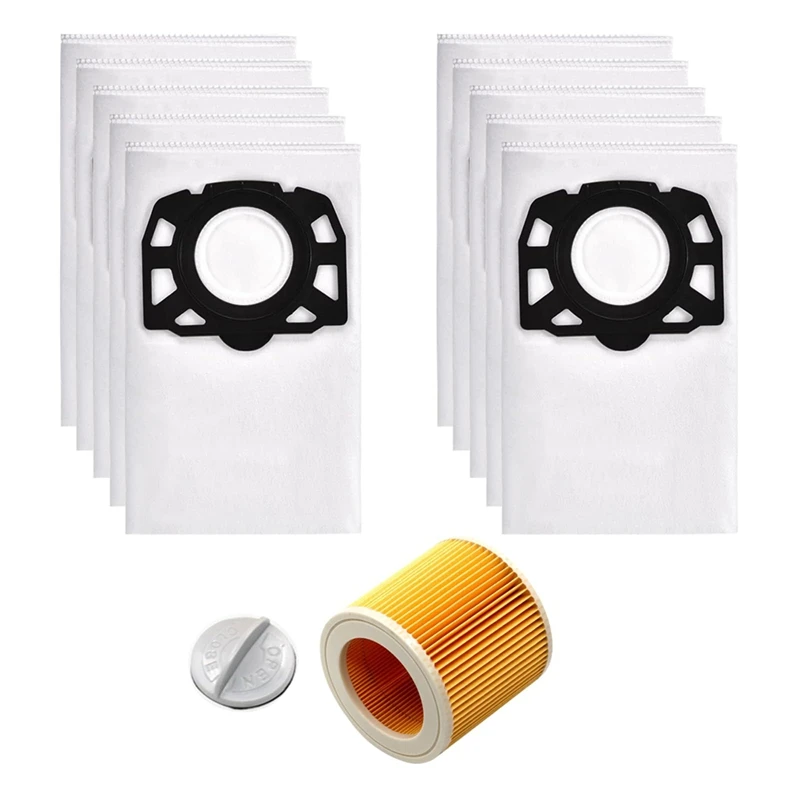 Bag Filter Replacement Parts For Karcher WD2 Plus WD3 WD3P WD 3 Premium WD 3 Battery MV3 Wet Dry Vacuum Cleaner