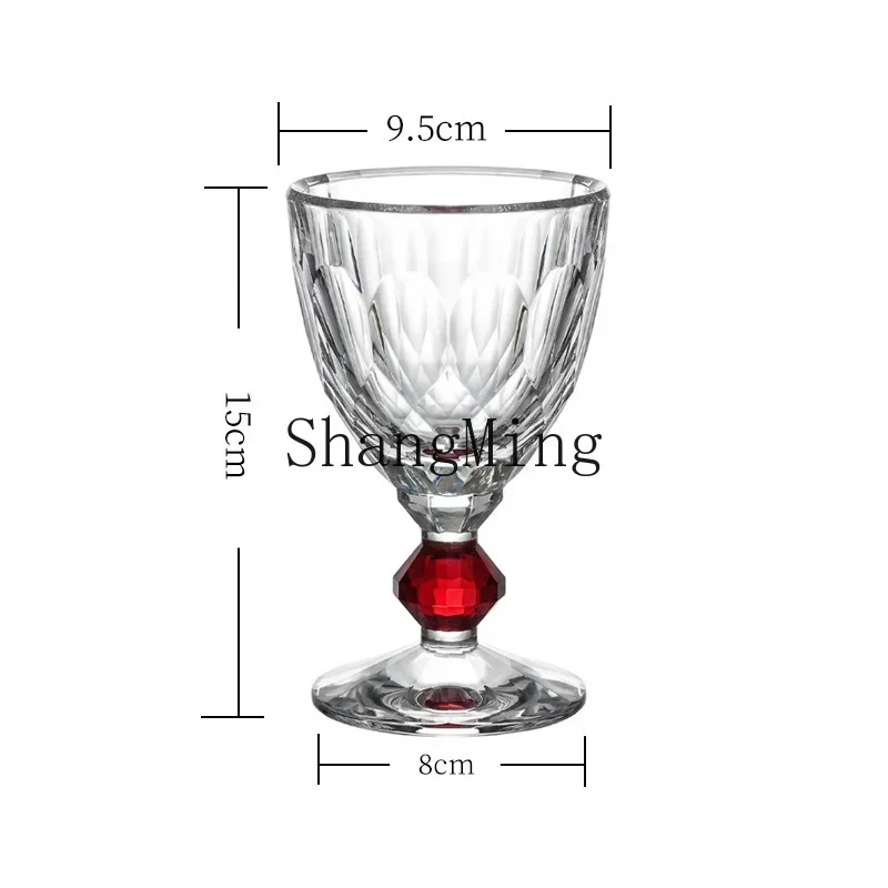 

CLL light luxury high-grade lead-free crystal glass goblet niche champagne glass wine set