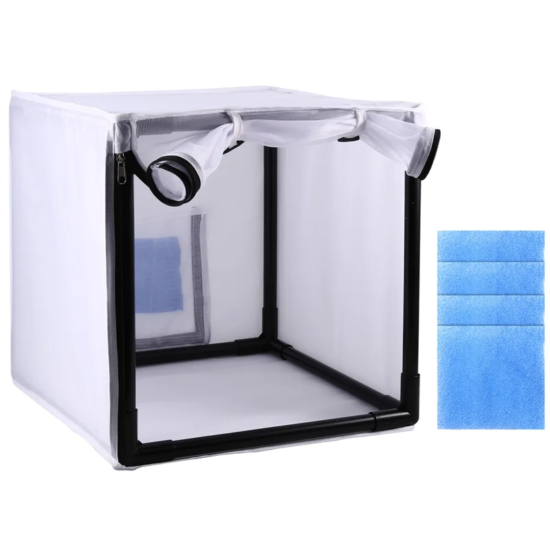 

ABKP-Sprays Инструмент для покрасочной камеры с фильтром и занавеской 15-дюймовый портативный аэрограф для распылителей краски для проектов DIY