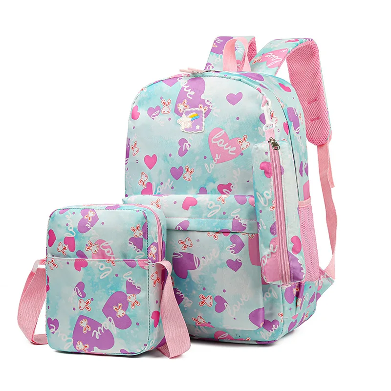 2024 Waterproof Children School Bags Set for Girls Orthopedic Backpack Kids Book Bags Primary School Backpack Schoolbag Mochilas