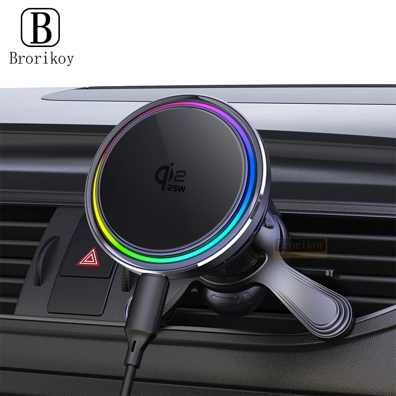 qi22-certified-25w-car-mount-charger-fast-wireless-charger-car-phone-holder-magnetic-phone-mount-for-iphone-17-16-samsung-s25