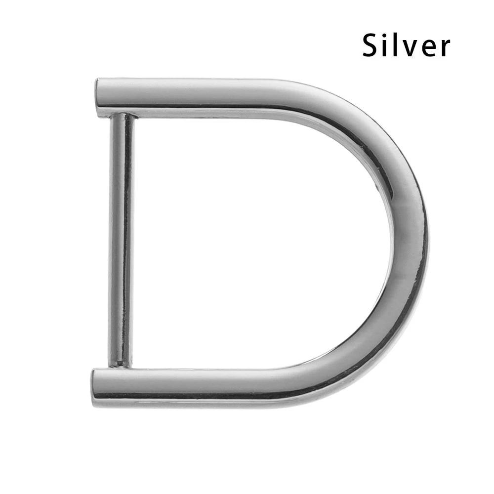 

Металлический соединитель для ремня сумки DIY, съемная петля для кожаных изделий, D-образное кольцо, пряжка, винтовые кольца-пряжки
