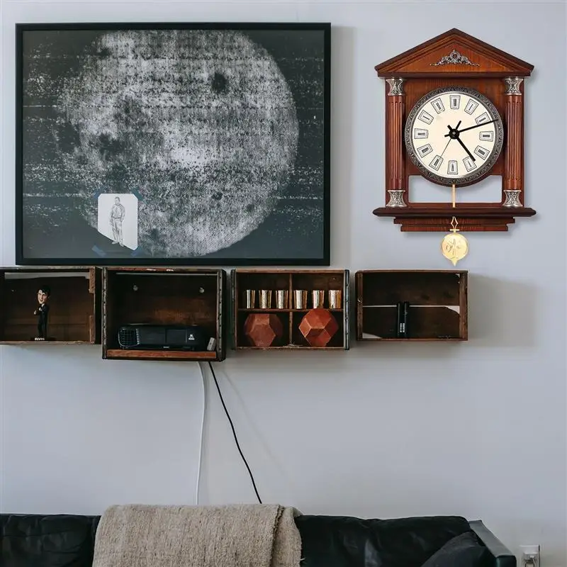 Horloge en métal pendule remplacement bricolage réparation horloge murale pendule mouvement partie maison salon décoration murale