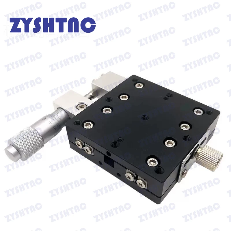 Imagem -02 - Fase de Guia Transversal Lx40 60 Lgx40 60 40*40 mm 60*60m do Micrômetro Fino Alto da Plataforma do Deslocamento Ótico da Linha Central de x