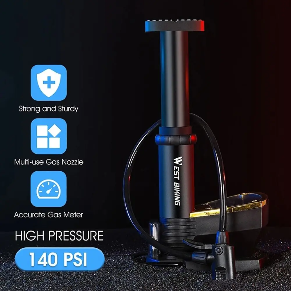 Pump Bicycle Air Pump Bicycle Accessories High Pressure Cycling Pump Bike Pump Bicycle Foot Pump Tire Pump Bicycle Pump