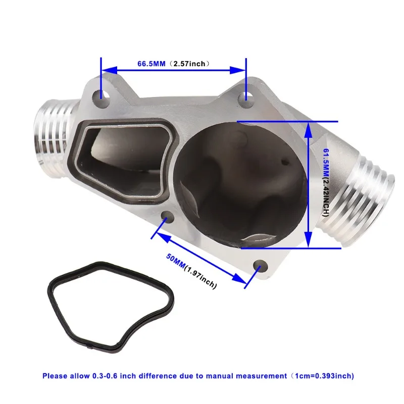 

OEM：11531722531 11531740437 Coolant Thermostat ans Housing For BMW E36 E34 E39 E38 320i 323i 325i 328i 520i 523i 525i