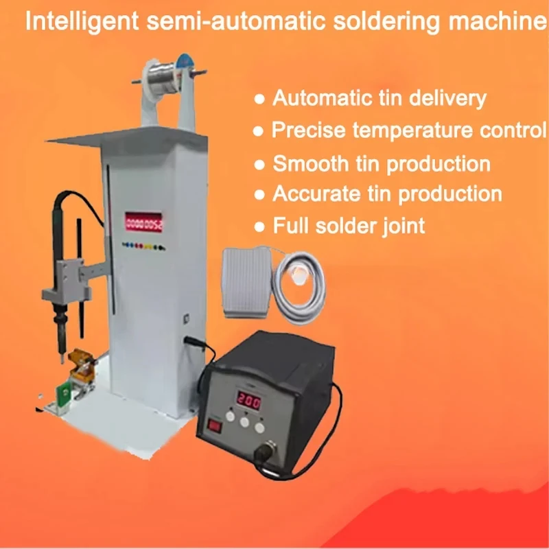 FOR R10 Semi-Automatic Soldering Machine Household Pedal Type Tin Machine Intelligent Soldering Equipment Electric Soldering