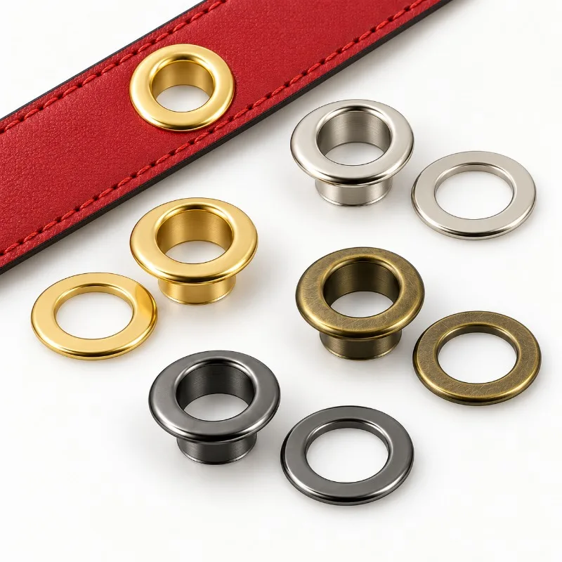 50/100Pcs 4-15mm Pure Copper Eyelet Grommets Belt Hole Rivets Shoe Lace Rings Webbing Grommet Apparel Repair Sewing Accessories