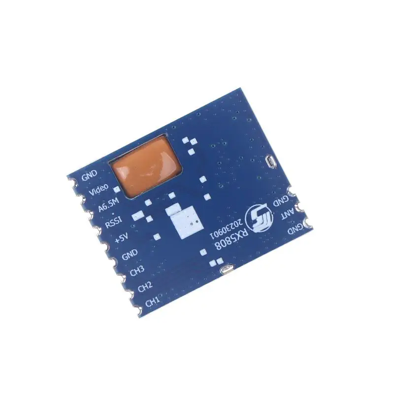Módulo receptor RX5808, módulo receptor de Audio y vídeo inalámbrico, Control SPI de 4,9G para sistemas FPV, ancho de banda de helicóptero RC, 1 Uds.