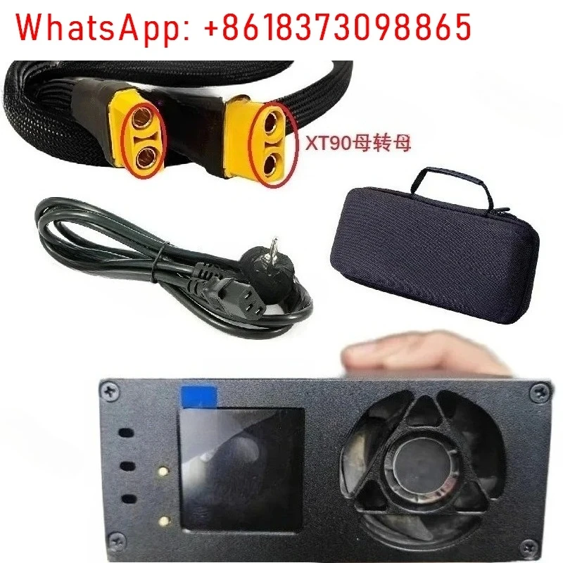 4000W batterijlader 120-170V 1-25A 66-93V 50A Verstelbare Bluetooth CNC Shell batterijlader