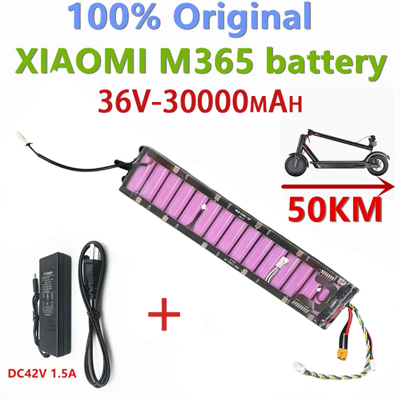 

100% original 36V 30Ah scooter battery pack suitable for M365/Pro/1S 36V battery pack electric scooter BMS board+free delivery