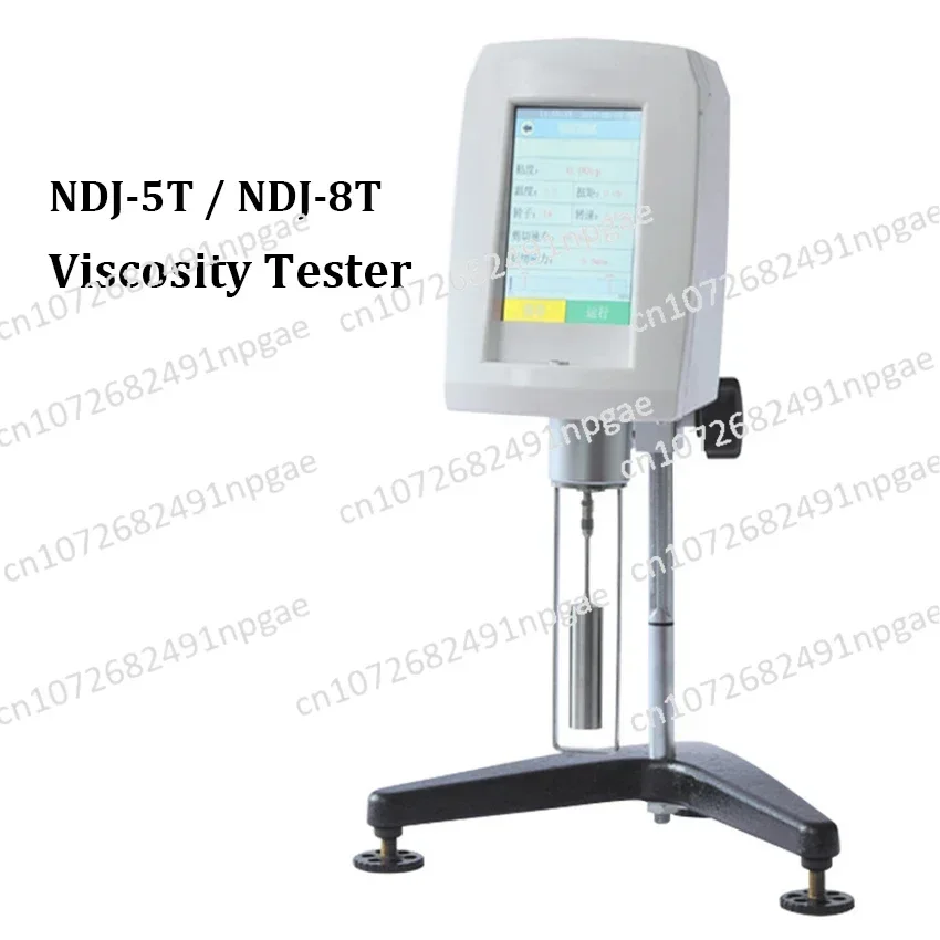 

NDJ-5T/NDJ-8T Rotational Viscometer Digital LCD Adjustable Speed Rotary Viscosity Tester Testing Equipment for Oil Paint Plastic