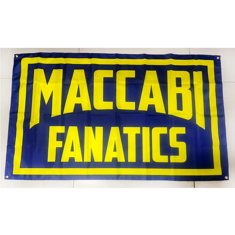 90x150cm size Maccabi Fanatics Banner TLFL007