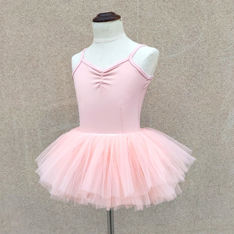 

Summer Kids Ballet Leotards Girl Dress Tutu Ballerine Children Clothing Dance Gymnastics Thin Ballet Girls Dresses Clothes