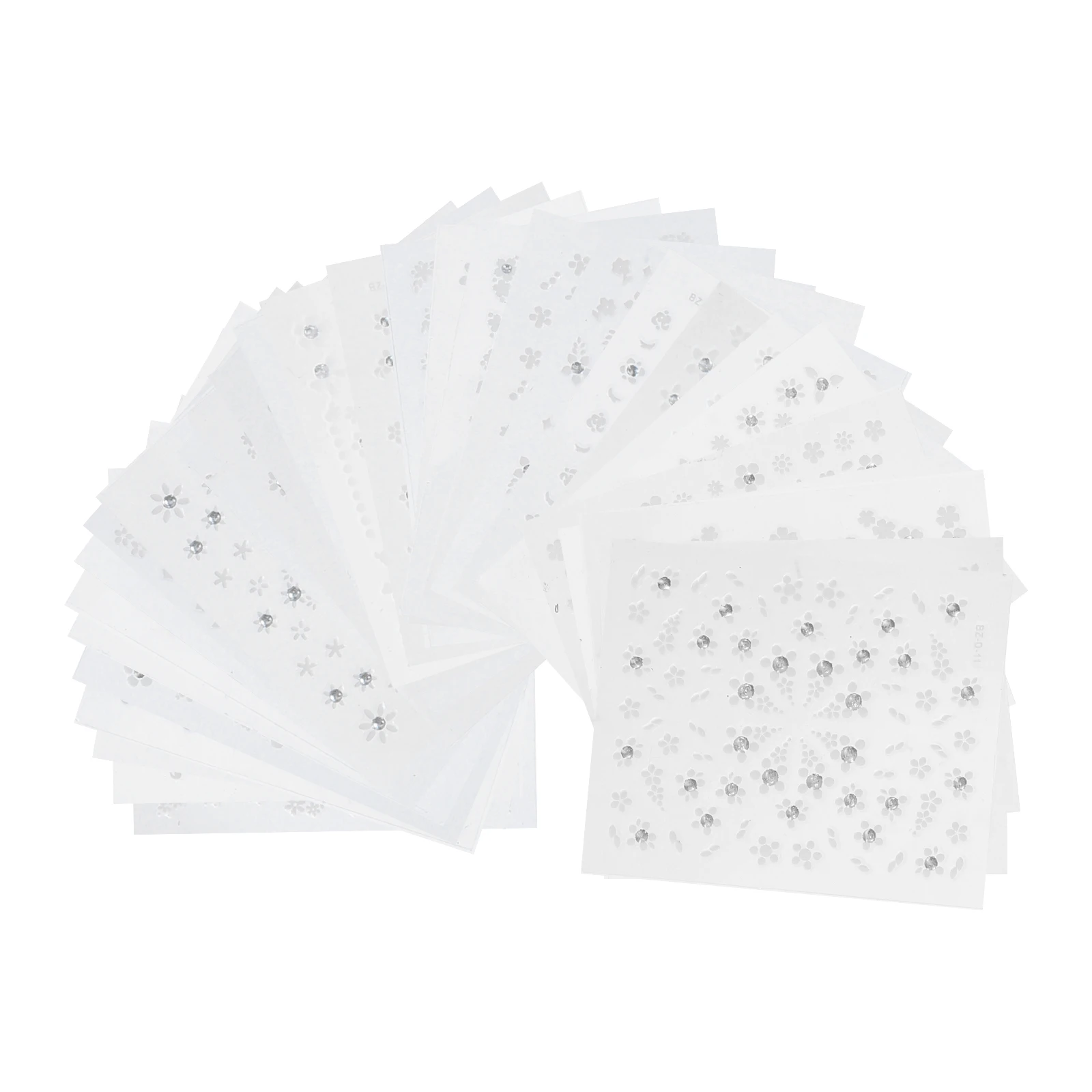 

30 Sheets Manicure Nail Art Stickers for Christmas Water Proof Nails The Pet Snowflake Winter