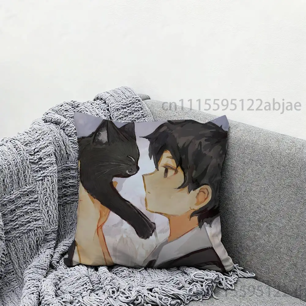 Sunny O-OMORI Throw Pillow Case Decoration Bed Custom Square Pillowcase Pad Cover