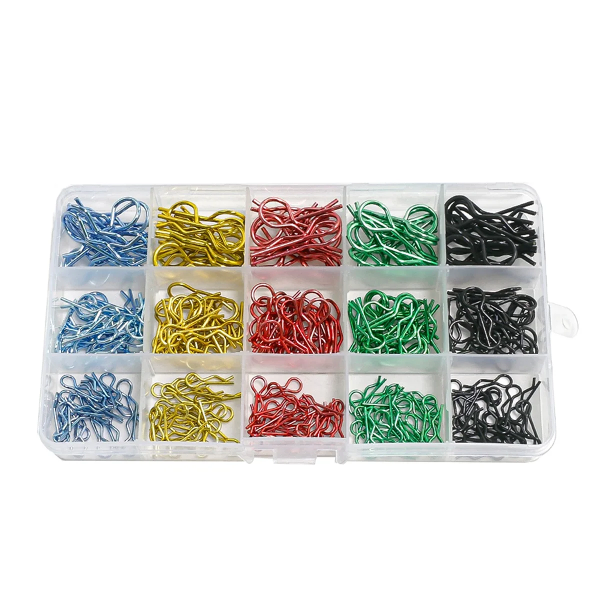 260Pcs RC Car Body Shell R Clips for 1/8 1/10 1/12 1/14 1/16 1/18 Bodyshell Pin Metal Body Shell Clip