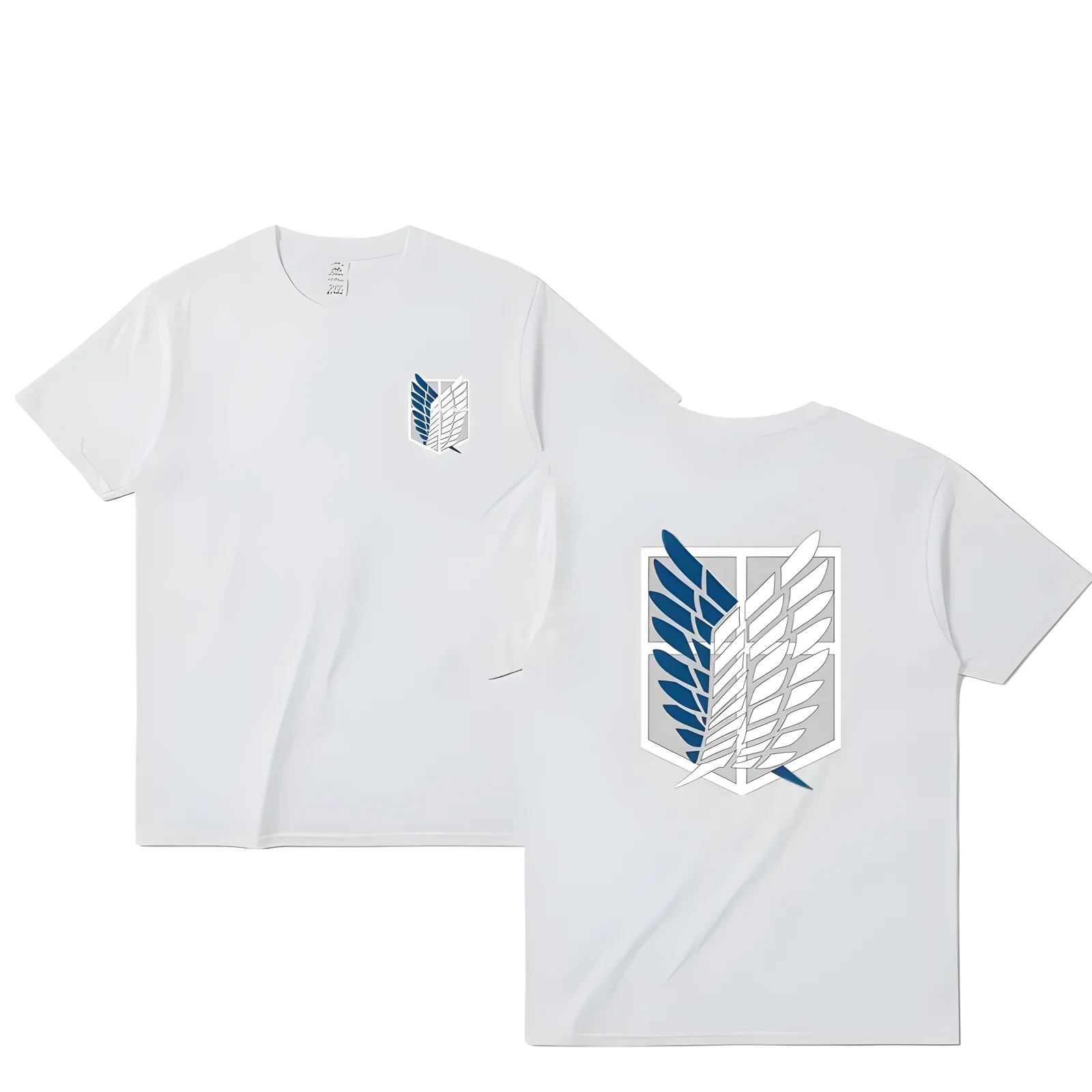 

Attack on Titan T-shirt Wings of Freedom Short Sleeve Ackerman Mikasa Eren Jaeger Men Tops Summer O-Neck Tee