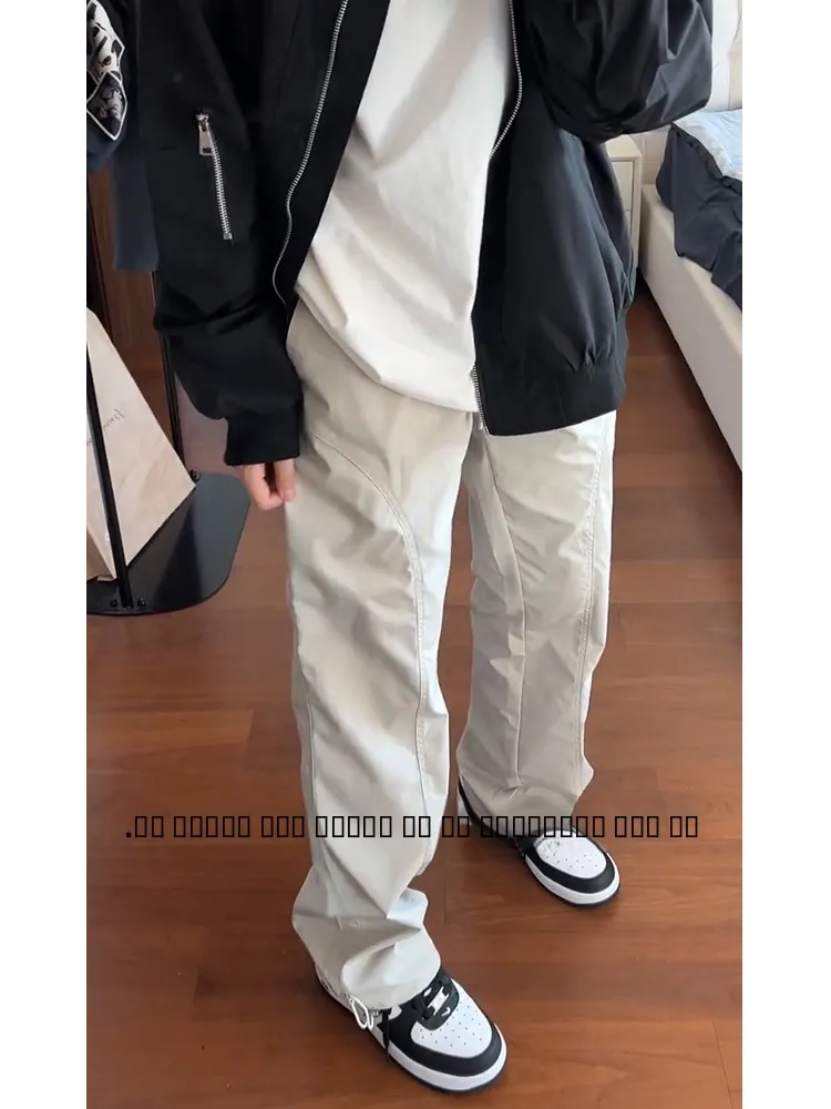 

Мужские повседневные брюки American Sle, осенние, водонепроницаемые, для активного отдыха, альпинизма, свободные, прямые, рабочие брюки