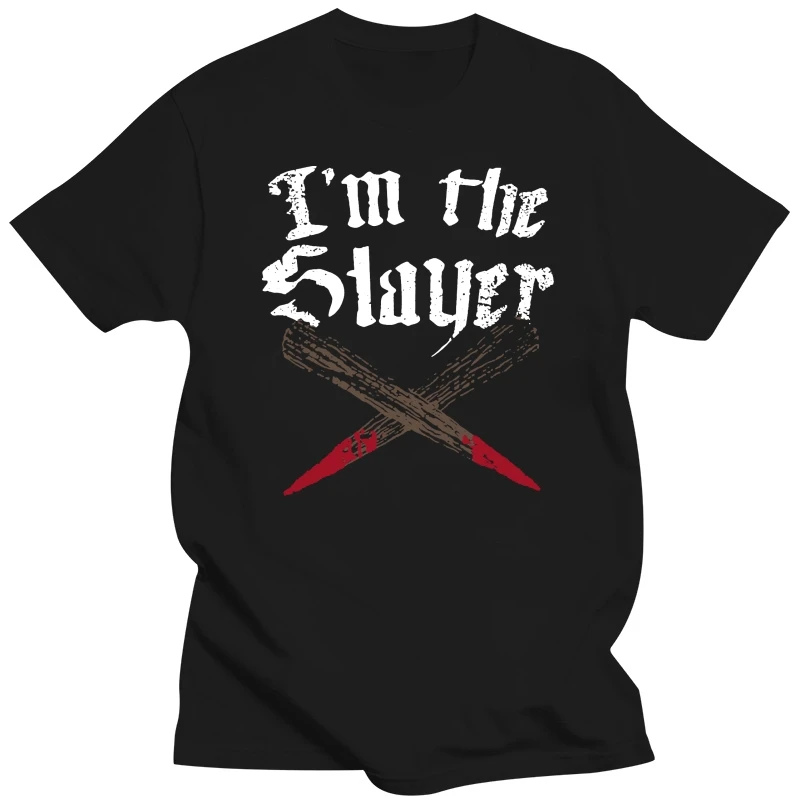 Buffy The Vampire Slayer IM The Slayer Mens T-Shirt (Small) Harajuku Funny Tee Shirt