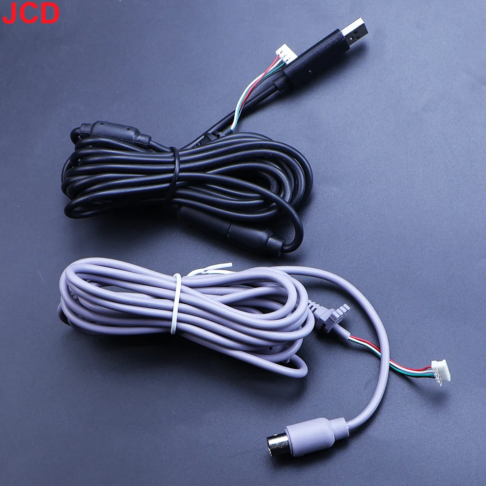 JCD 1pcs High Quality USB 4 Pin For Cable Cord Cable+Breakaway Adapter Replacement For Xbox 360 Wired Controller Accessories