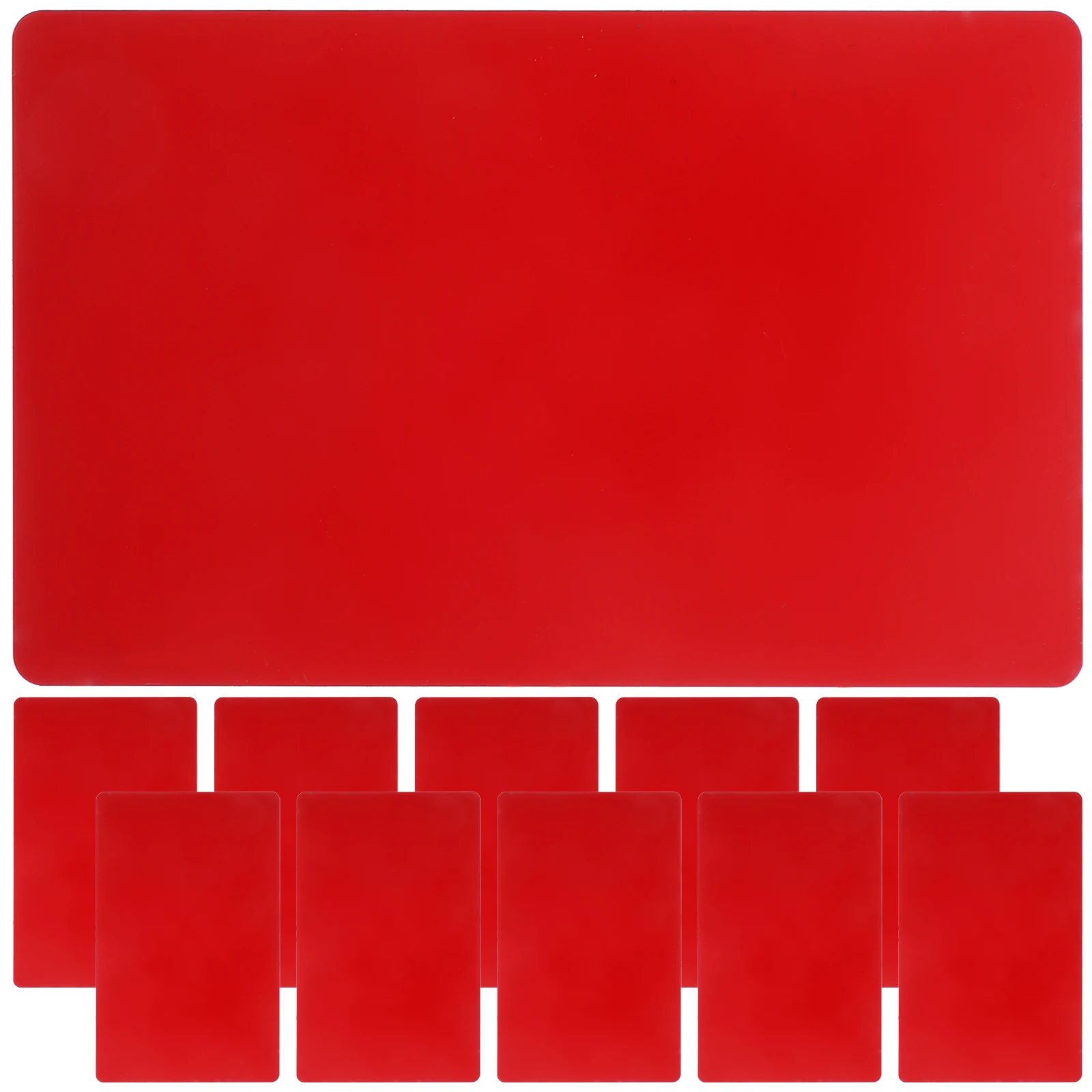

100pcs Metal Business Blank Aluminum Alloy Engraving Cards Diy Nameplates Smooth Flat Customizable Name Cards For Label Tags