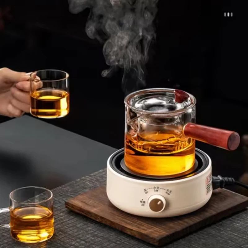 موقد شاي كهربائي صغير متعدد الوظائف مع ميزة حرق مضادة للجفاف تسخين سريع 220 فولت لوح تسخين للاستخدام المكتبي والمنزلي #6