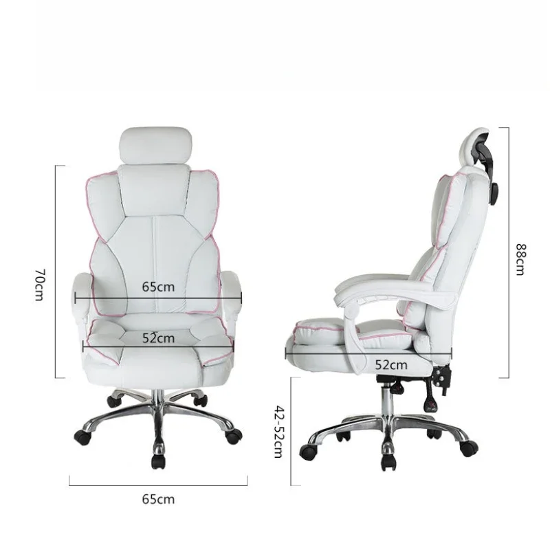 Sillas de oficina cadeira de escritório computador cadeira de jogos móveis chefe cadeira elevador fauteuil design de luxo salão de beleza assento de corrida