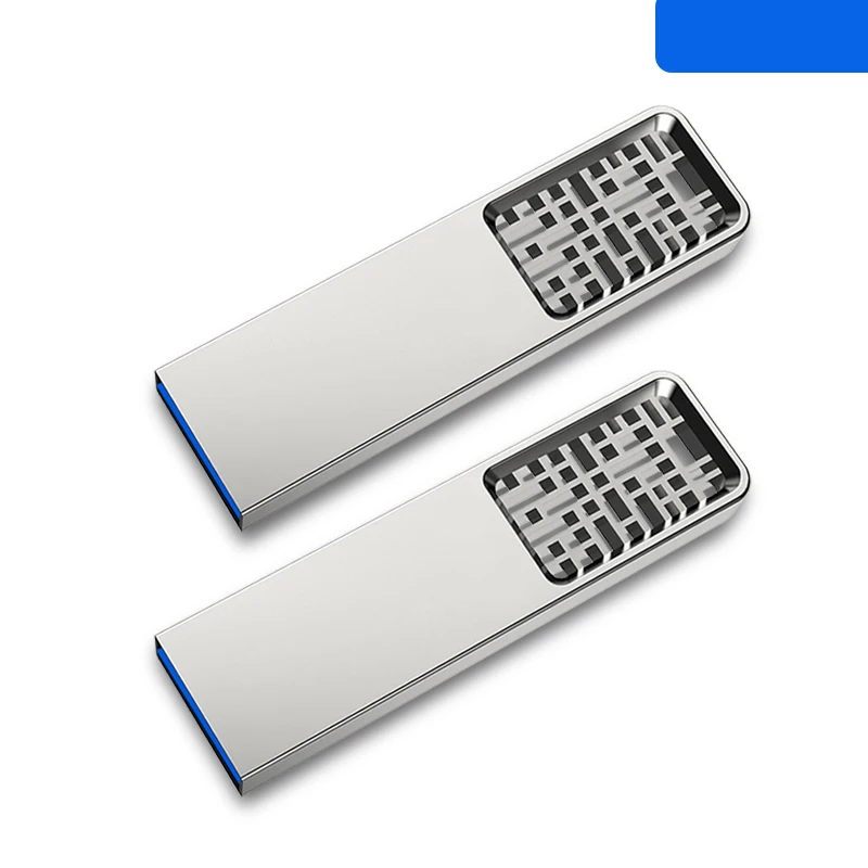 High Speed Metal USB Flash Drive Custom 128GB 64GB 32GB 16GB 8GB Memory Flash USB Stick Pen Drive PenDrive 2.0