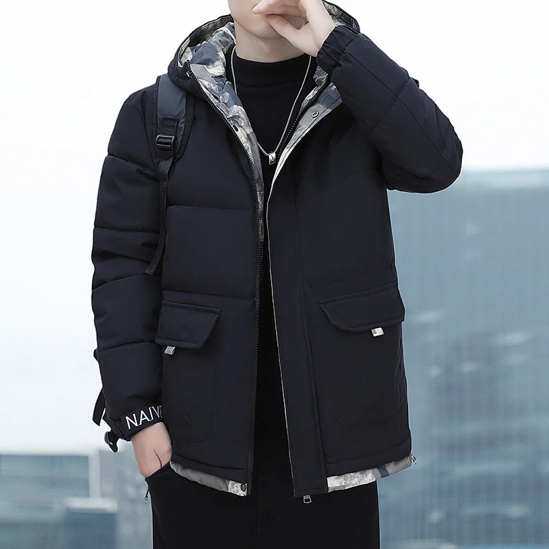 سترة معطف السفر مقنعين الشتاء عادية القطن وسادة مبطنة سترة دافئة سترة معطف في الهواء الطلق الرجال يندبروف الرجال المألوف
