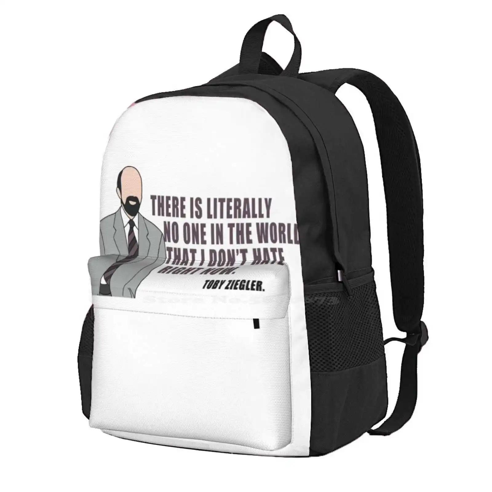 

Toby Ziegler Hot Sale Schoolbag Backpack Fashion Bags Toby Ziegler The West Wing Toby The West Wing Tv Show Cj Cregg Abbey