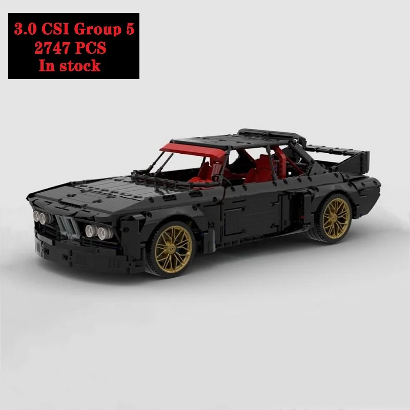 

Technologys Building Block Bricks 1:8 Scale 3.0 CSI Group 5 MOC-131591 Remote Control Sports Car Toys Model Boy's Birthday Gifts