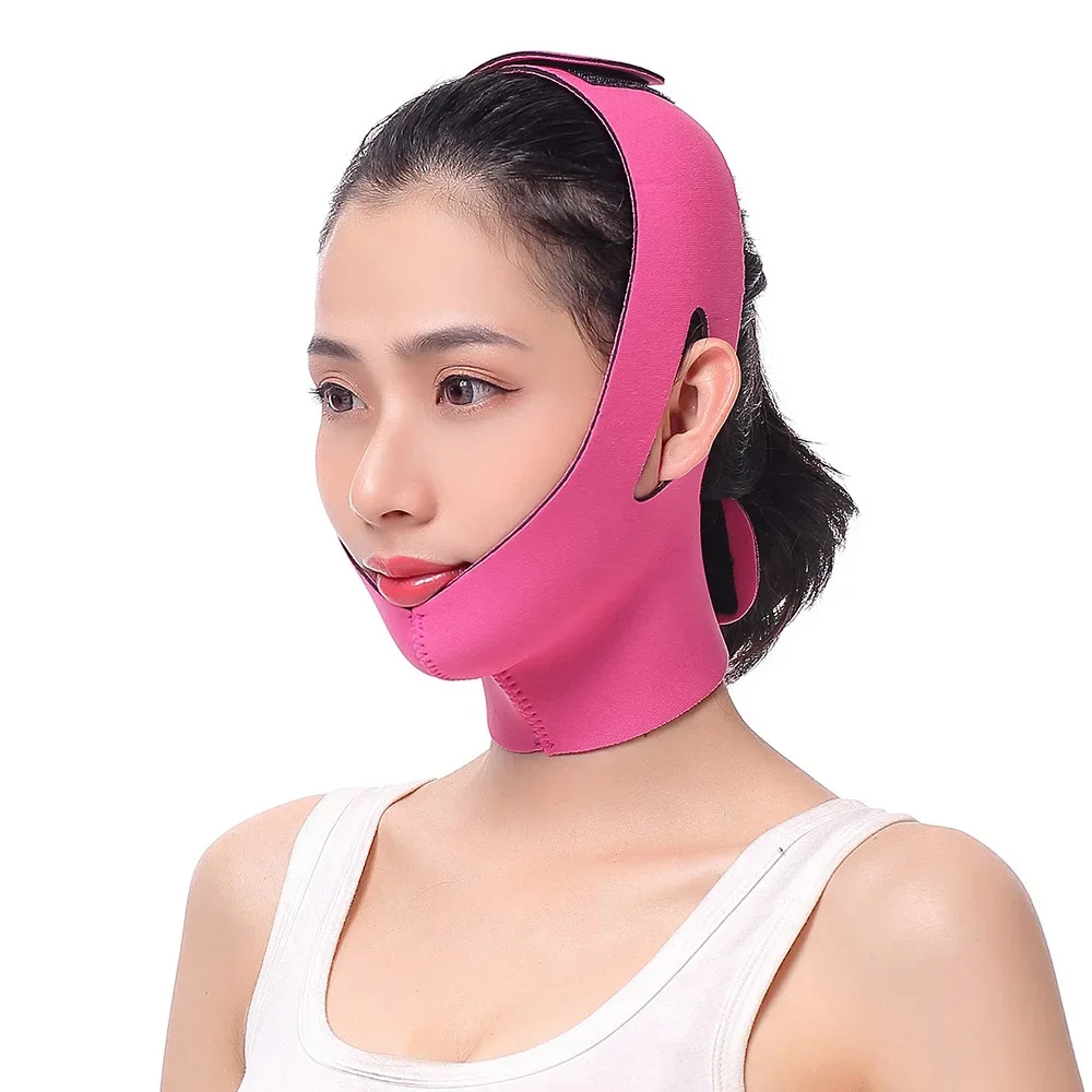 Elastic Face Slimming Bandage Women Chin Cheek Lift Up Belt V Line Face Shaper Facial Anti Wrinkle Strap Skin Care Beauty Tools